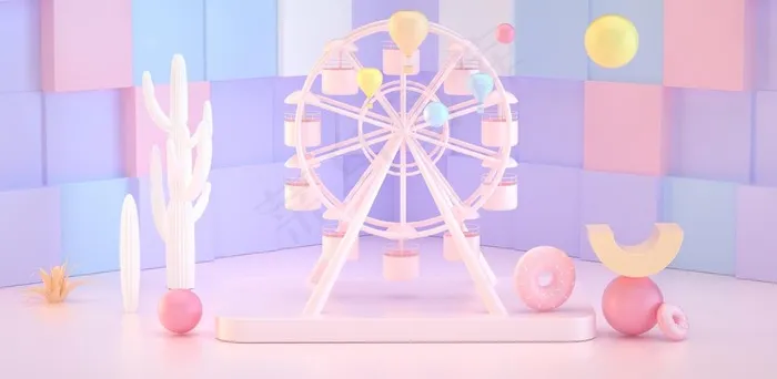 C4D背景图片psd模版下载