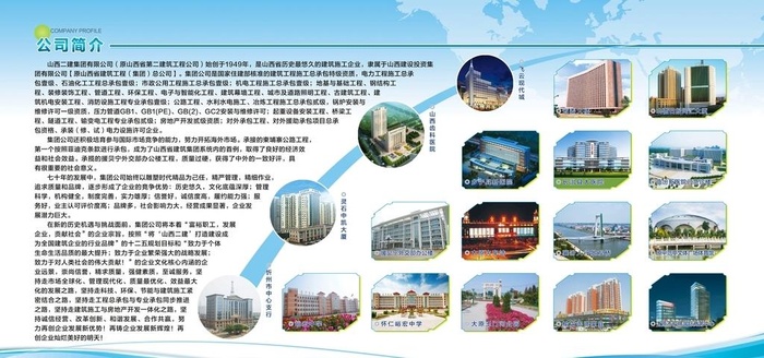 公司简介展板图片