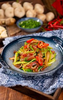 小炒辣猪脸图片