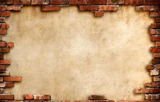 砖墙 墙裂 黄土墙图片