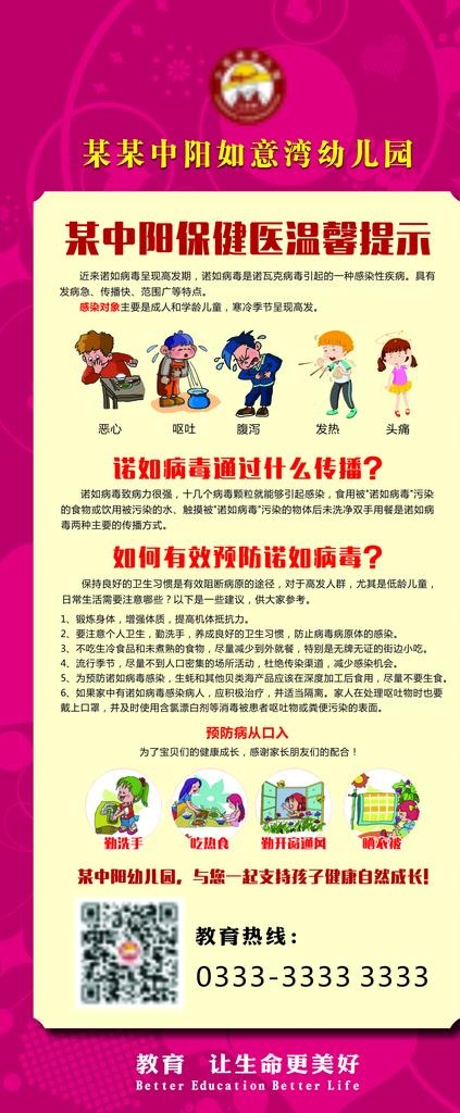 诺如病毒图片cdr矢量模版下载