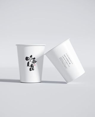 环保纸杯样机 图片