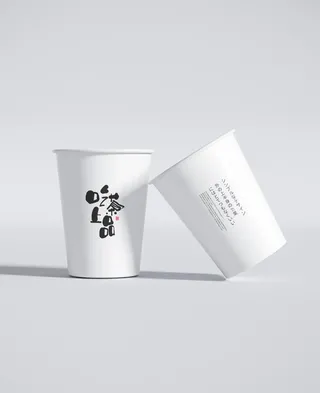 环保纸杯样机 图片