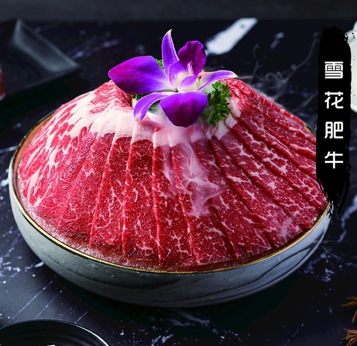 雪花肥牛图片