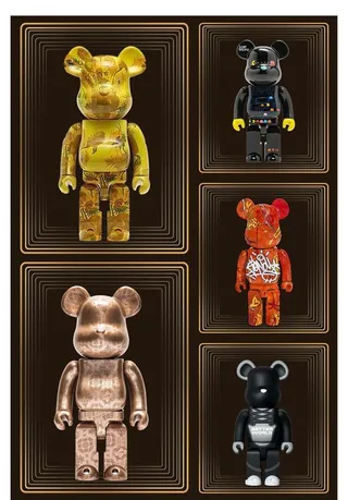 卡通熊儿童装饰画图片