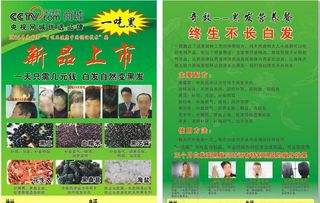 一吃黑健康养发彩页图片