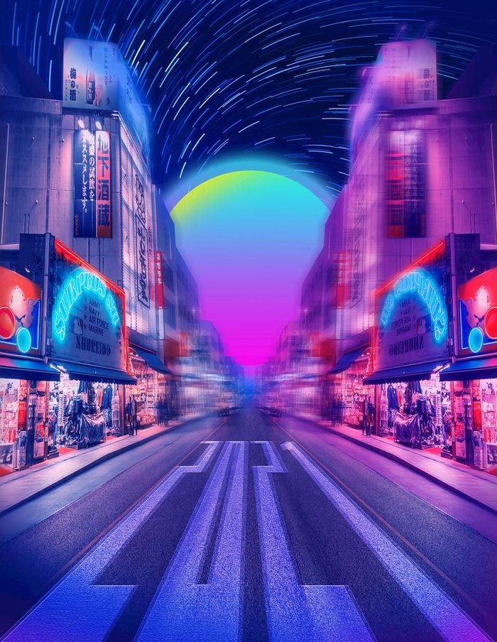 赛博朋克海报图片