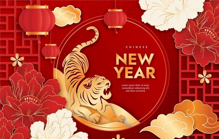 新年海报图片ai矢量模版下载