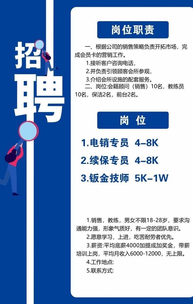 招聘图片cdr矢量模版下载