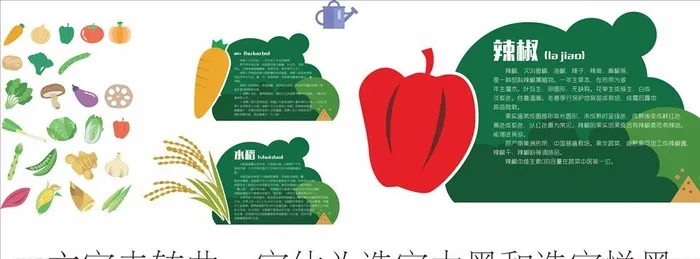 蔬菜简介牌图片cdr矢量模版下载