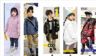 童装橱窗灯箱图片