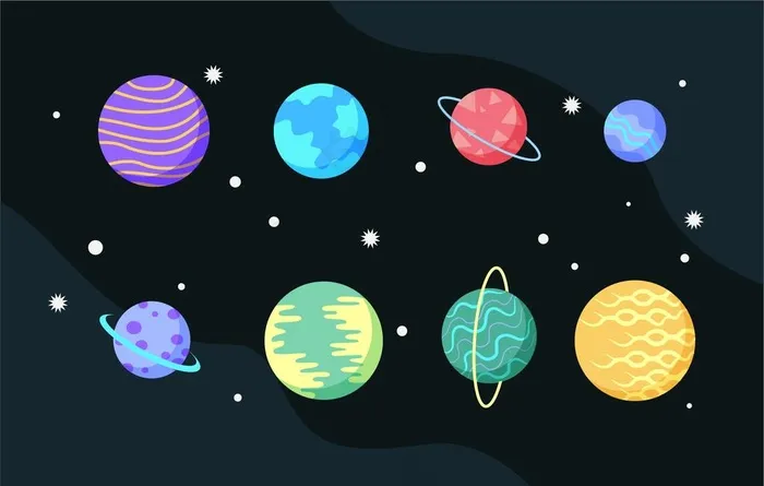 星球图片ai矢量模版下载