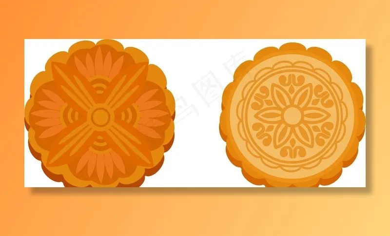 月饼图片cdr矢量模版下载