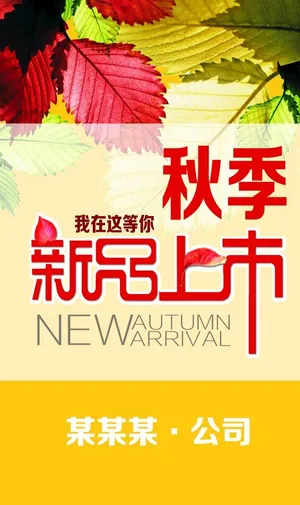 秋季新品上市图片