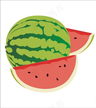 矢量西瓜图片