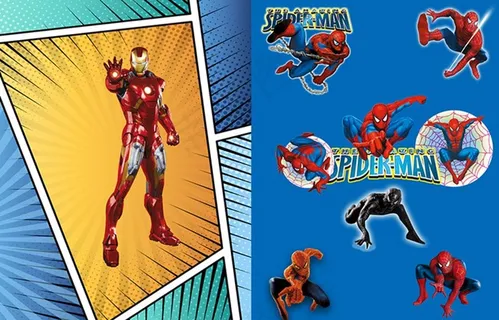 漫威英雄钢铁侠蜘蛛侠图片