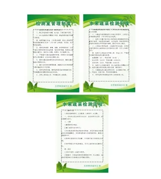 水果检测制度牌图片