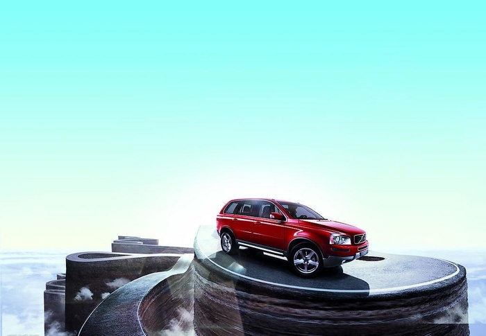 沃尔沃XC90高精度底版图片