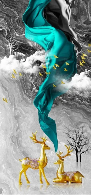 玄关 走道 装饰画 挂画 晶瓷图片