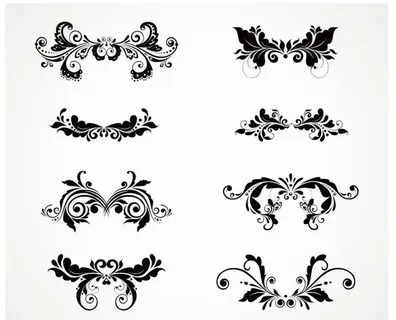 欧式花纹花边图片