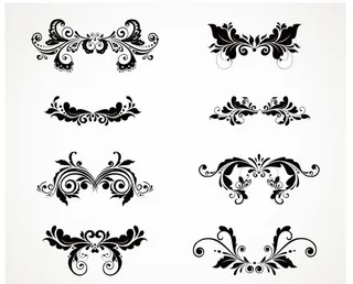 欧式花纹花边图片