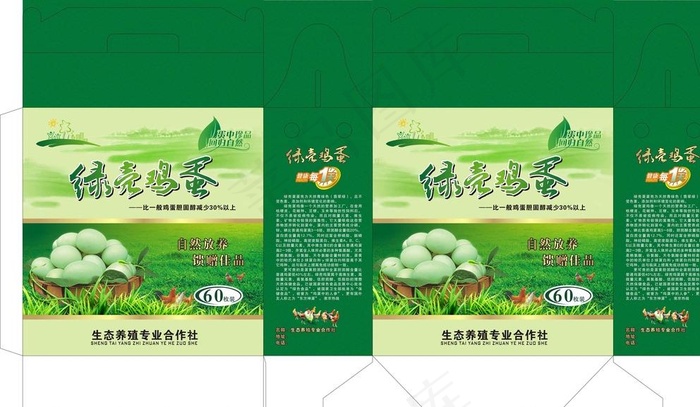 鸡蛋包装箱图片cdr矢量模版下载