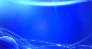 蓝色简约大气科技年会展板背景图片