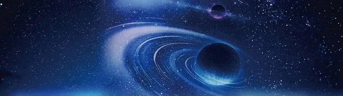 星空银河背景图片(1920x600)psd模版下载