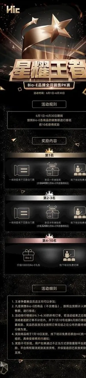 星耀王者电商长图图片