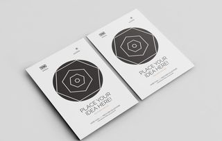 宣传单页样机图片