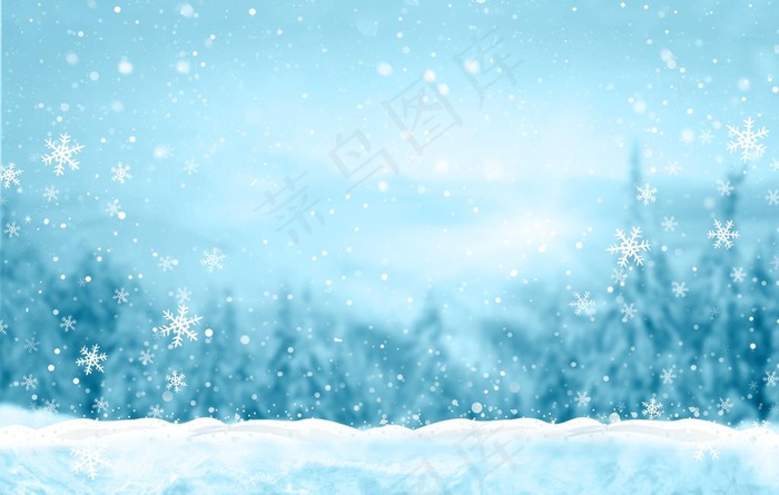 雪花素材图片