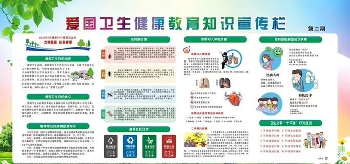 爱国卫生月健康宣传栏图片 爱国卫生月健康宣传栏图片