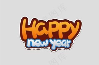 英文立体字体图片