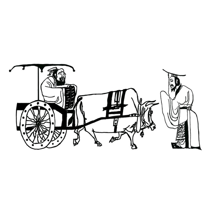 孔子周游列国古代文化CDR素材图片(2000x2000)psd模版下载