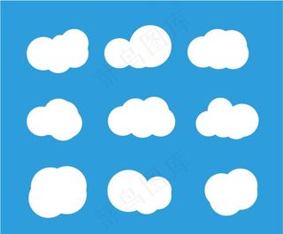 插画云 矢量图片