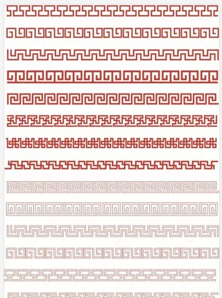 中国风边条边框传统纹样回图片