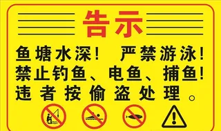 严禁告示图片