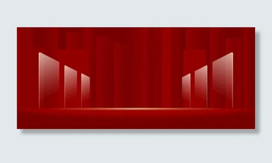 红色科技展示背景图片