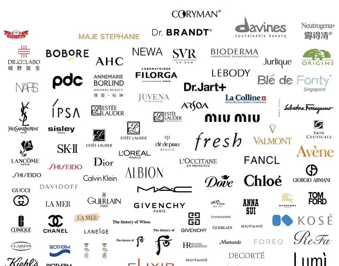 大牌化妆品logo集合图片ai矢量模版下载