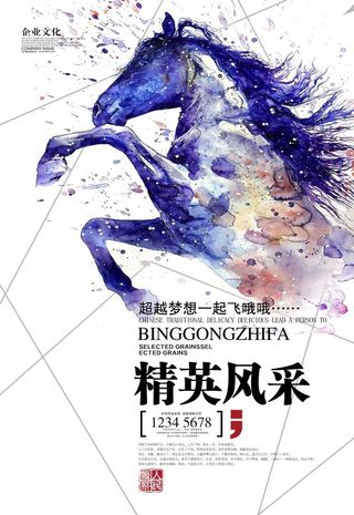 精英风采公司企业文化宣传图片