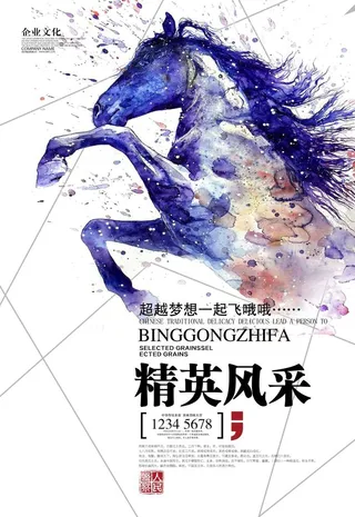 精英风采公司企业文化宣传图片