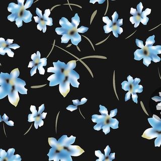 大牌 小碎花 蓝色碎花图片