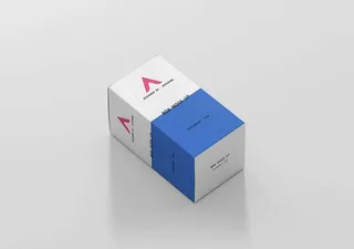 包装盒智能贴图样机图片