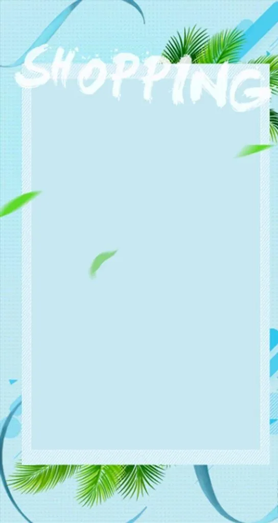 春天蓝色背景图片(1680x3000)psd模版下载