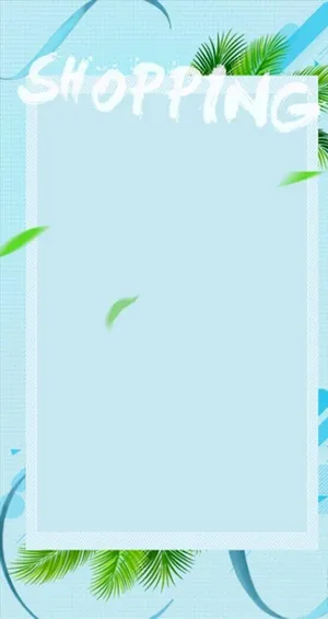 春天蓝色背景图片