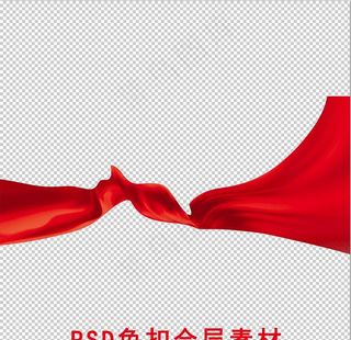 红色飘带图片