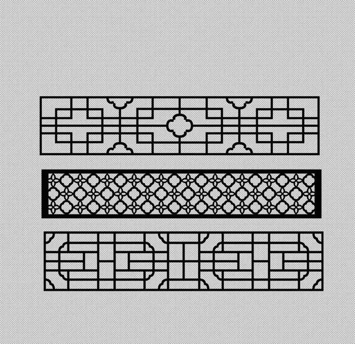 屏风图案图片(5000x5000)psd模版下载