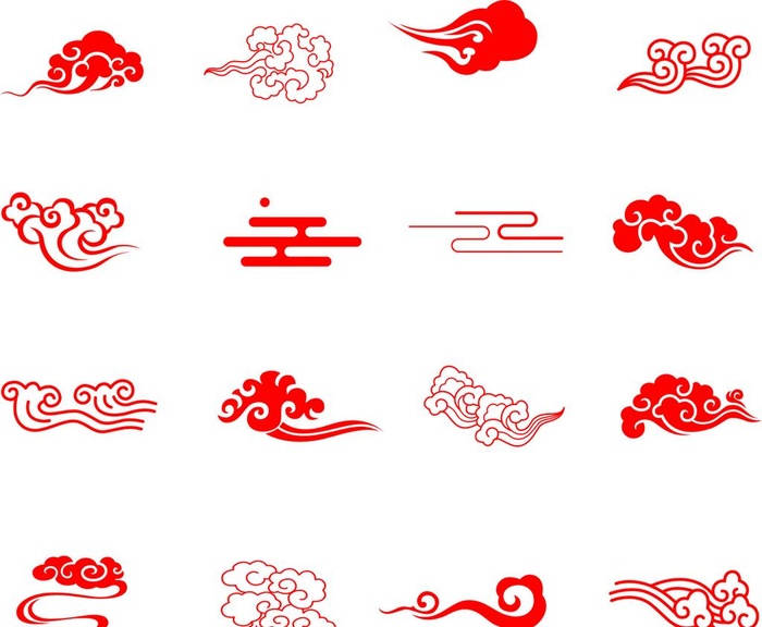 祥云图片cdr矢量模版下载