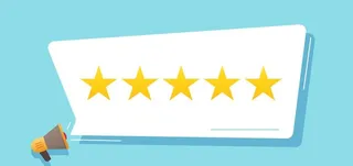 矢量五星好评图片