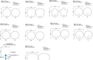 广告扇刀模图片
